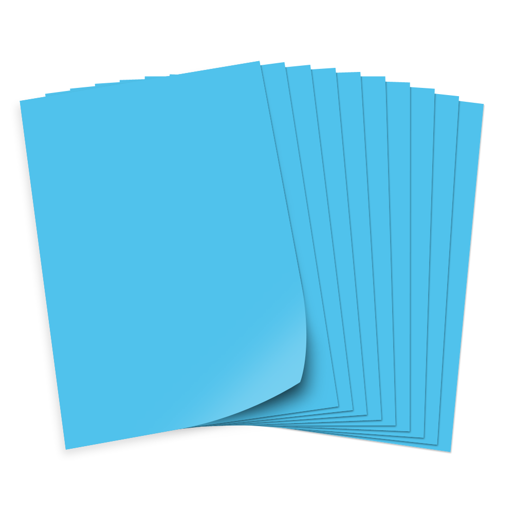 Tonpapier 130g/qm, 50x70cm, 100 Bogen, pazifikblau Tonpapier 130g/qm, 50x70cm, 100 Bogen, pazifikblau