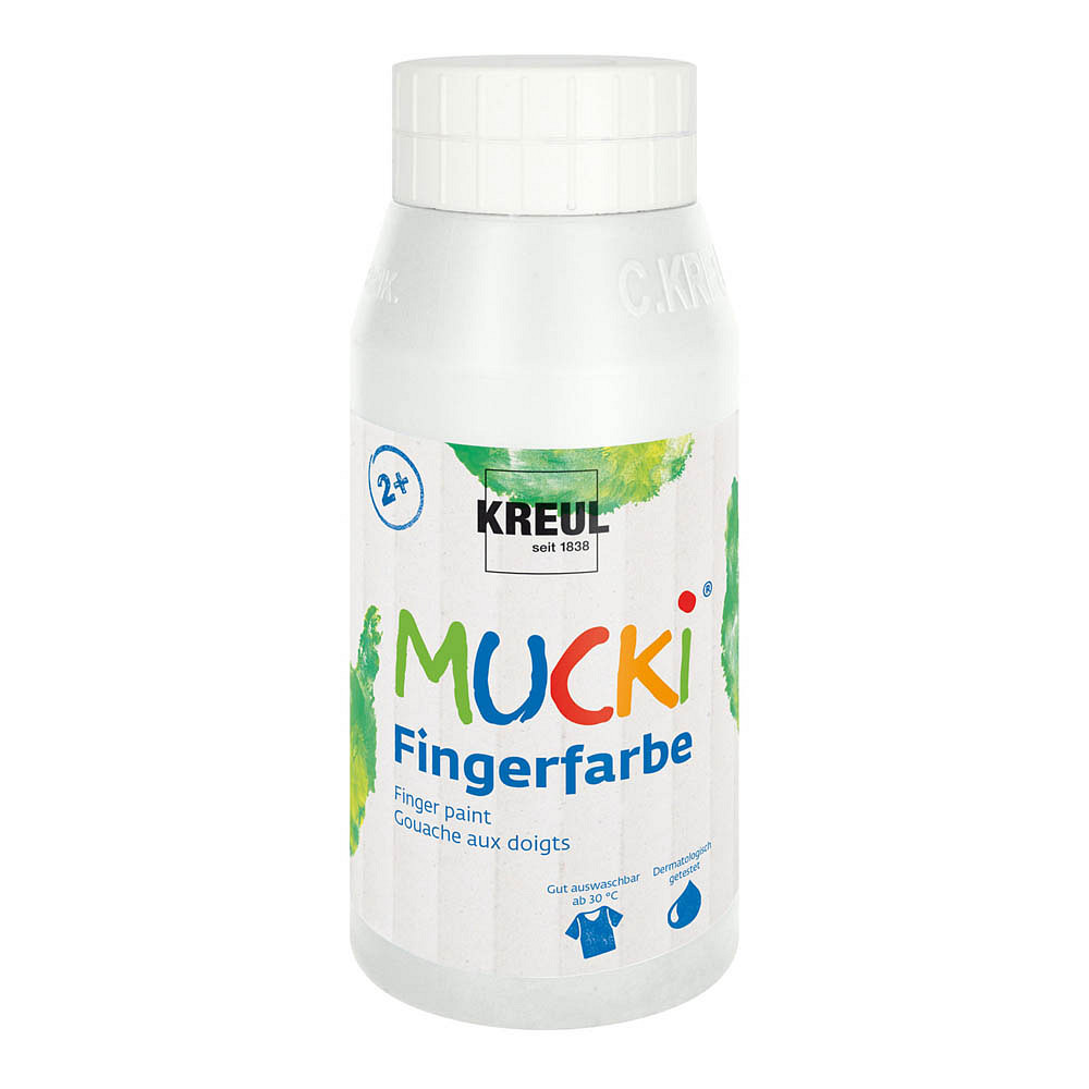 KREUL Fingerfarbe "MUCKI", weiß, 750 ml KREUL Fingerfarbe "MUCKI", weiß, 750 ml