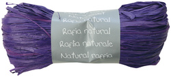 Raffia-Naturbast, pflaume