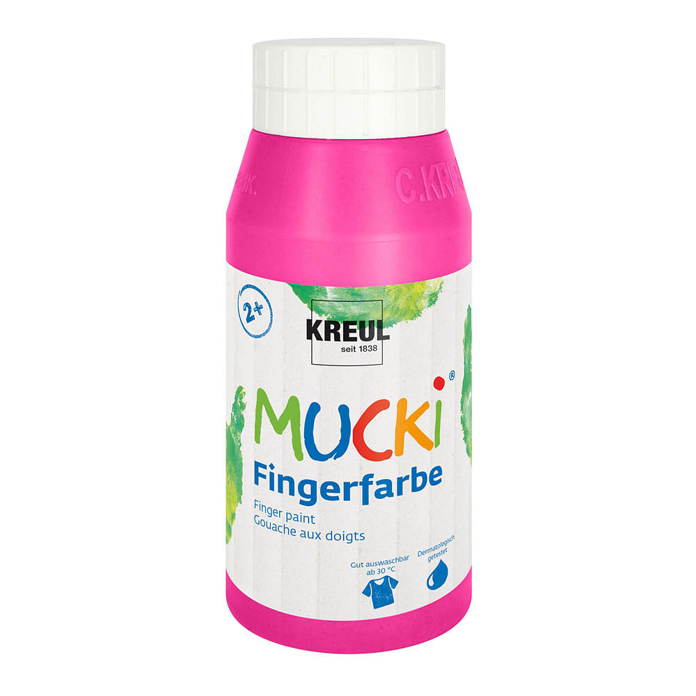 KREUL Fingerfarbe "MUCKI", pink, 750 ml KREUL Fingerfarbe "MUCKI", pink, 750 ml