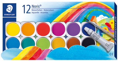 STAEDTLER Deckfarbkasten Noris Club, 12 Farben