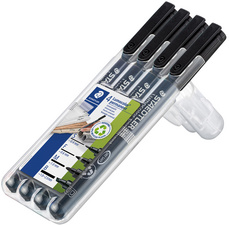 STAEDTLER Lumocolor Permanent-Marker, sortiert, 4er Etui