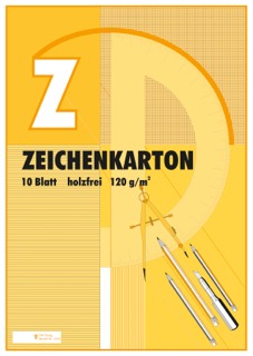 Zeichenblock A2, 10Blatt, 120g/qm Zeichenblock A2, 10Blatt, 120g/qm
