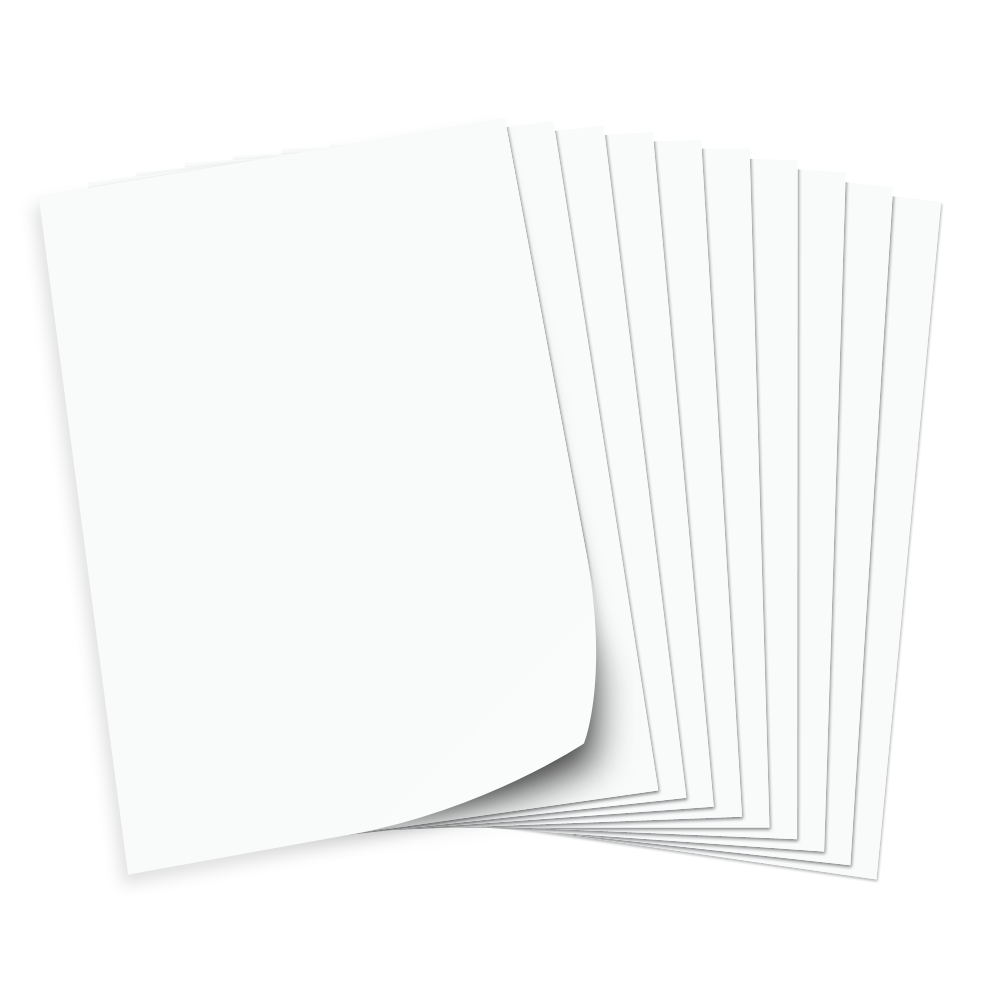 Tonpapier 130g/qm, DIN A4, 100 Bogen, weiß