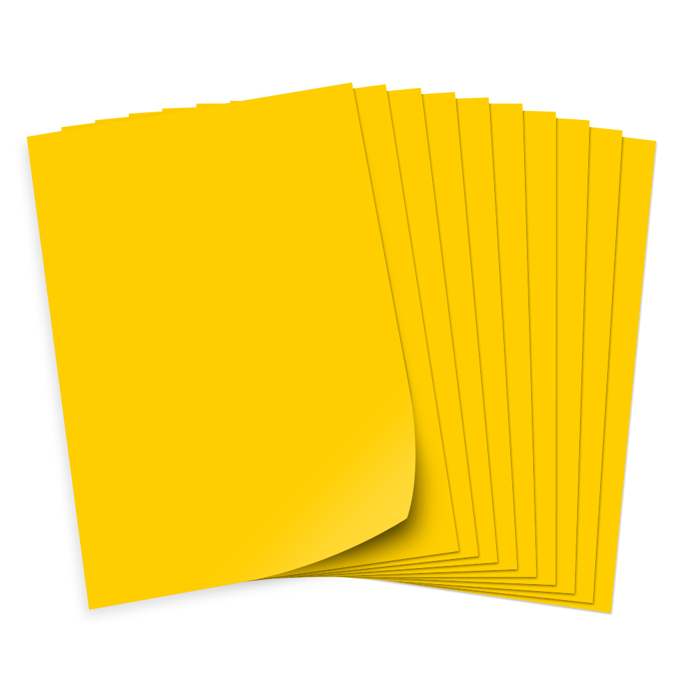 Tonpapier 130g/qm, 50x70cm, 100 Bogen, bananengelb Tonpapier 130g/qm, 50x70cm, 100 Bogen, bananengelb