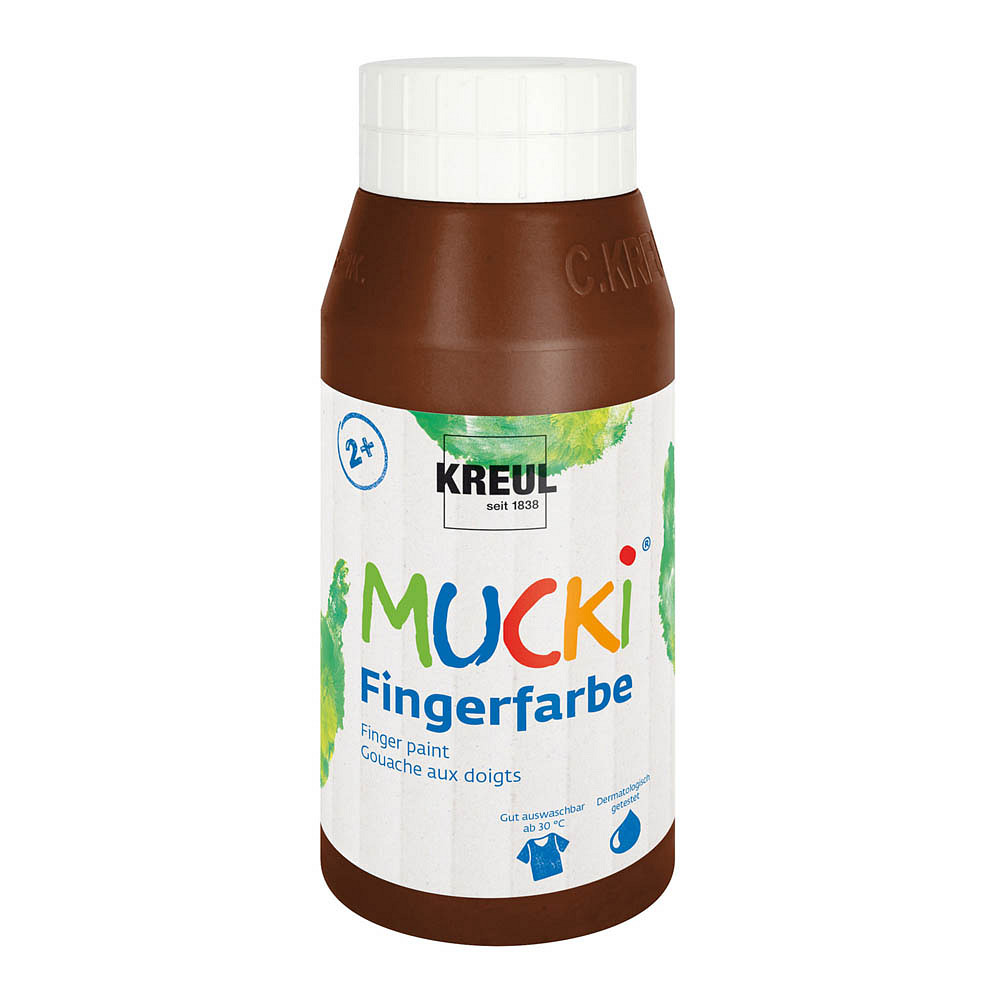 KREUL Fingerfarbe "MUCKI", braun, 750 ml KREUL Fingerfarbe "MUCKI", braun, 750 ml