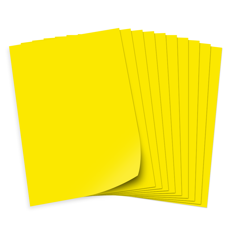 Tonpapier 130g/qm, 50x70cm, 25 Bogen, zitronengelb Tonpapier 130g/qm, 50x70cm, 25 Bogen, zitronengelb