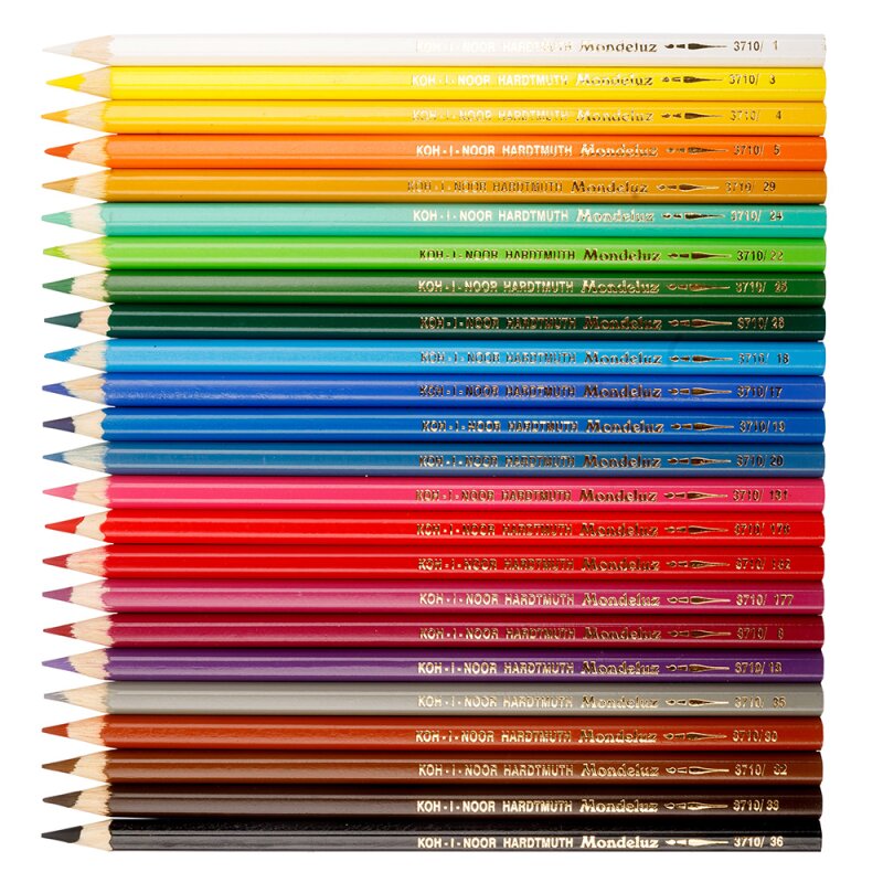 KOH-I-NOOR Aquarell- Künstlerfarbstifte 24 er Pack im Pappetui