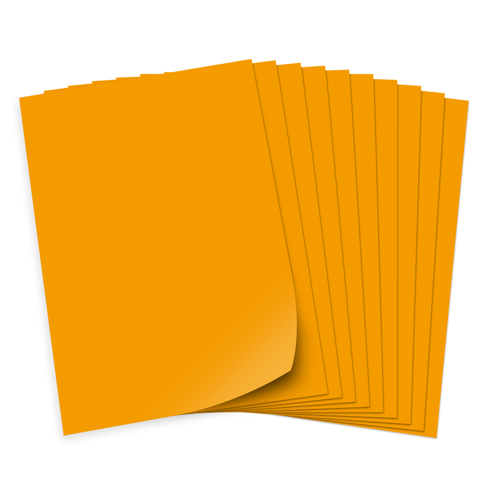 Tonpapier 130g/qm, 50x70cm, 100 Bogen, ockergelb Tonpapier 130g/qm, 50x70cm, 100 Bogen, ockergelb