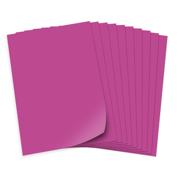Bastelkarton 220g/qm, A3, 50 Bogen, pink