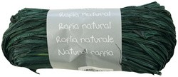 Raffia-Naturbast, lorbeergrün