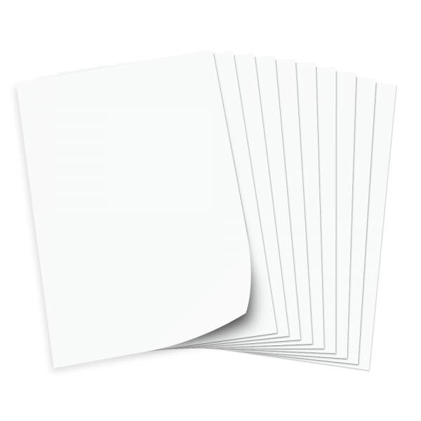 Bastelkarton 220g/qm, A4, 100 Bogen, weiß