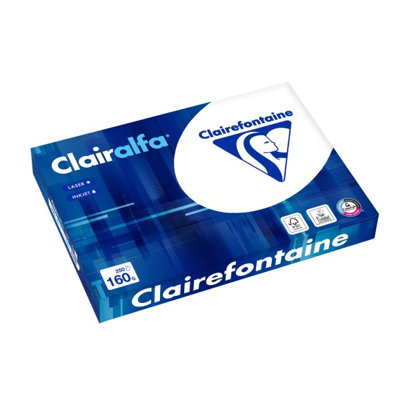 Clairalfa Multifunktionspapier, DIN A3, 160 g/qm, weiß