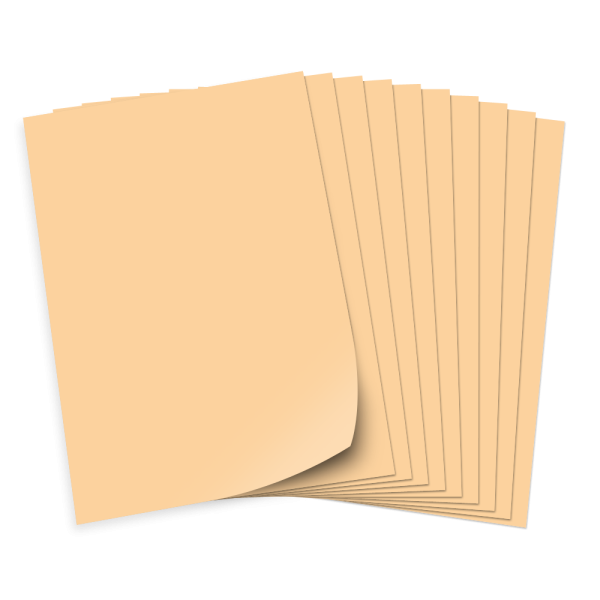 Tonpapier 130g/qm, 50x70cm, 100 Bogen, chamois
