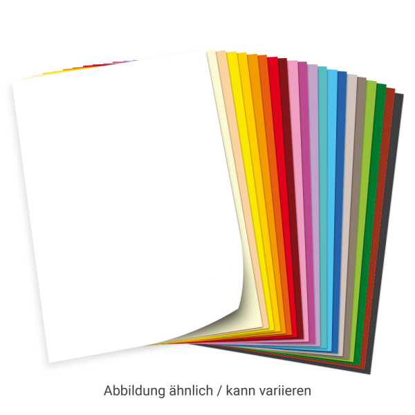Bastelset A4, 300 Bogen, in 15 Farben sortiert