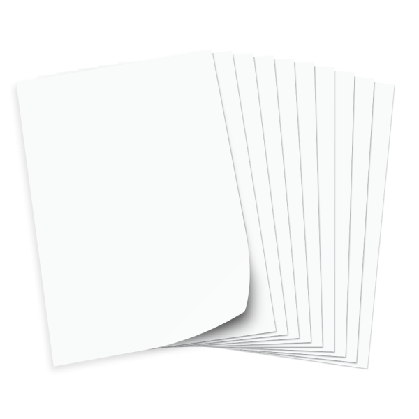 Fotokarton 300g/qm, 50x70cm, 10 Bogen, weiß