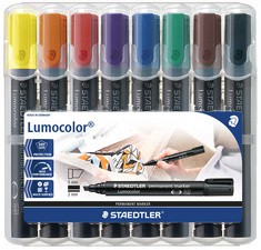 STAEDTLER Lumocolor Permanent-Marker 350, 8er Etui