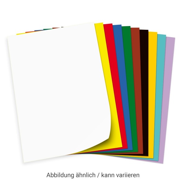 Fotokarton 300g/qm 50Bogen, DIN A4, in 10 Farben sortiert