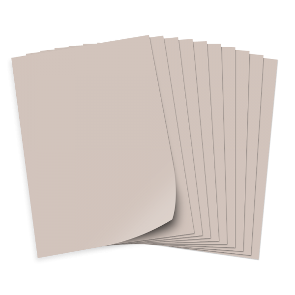 Tonpapier 130g/qm, 50x70cm, 10 Bogen, hellgrau