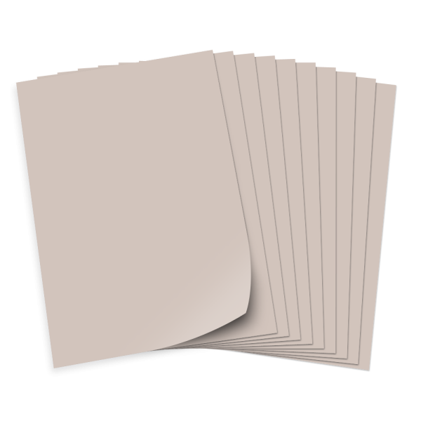 Tonpapier 130g/qm, 50x70cm, 100 Bogen, hellgrau