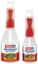 tesa Alleskleber Kunststoff-Flasche, leer, Füllvermögen: 90g, 25 Stk.
