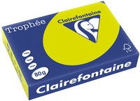 Clairefontaine Multifunktionspapier Trophée, A4, 80g/qm, neongrün