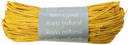Raffia-Naturbast, zitronengelb