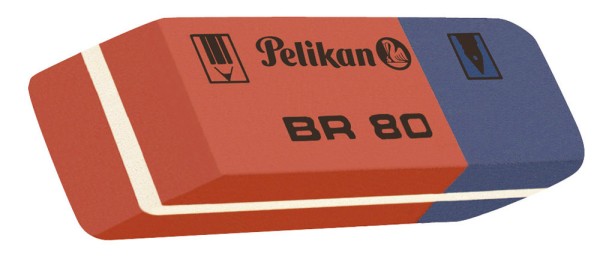 Pelikan Kautschuk-Radierer BR 80, (B)41 x (T)14 x (H)8 mm