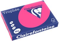 Clairalfa Multifunktionspapier Trophée, A3, 80g/qm, neonrosa